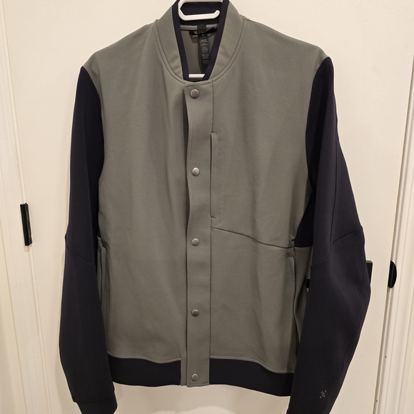 lululemon athletica Other - Lululemon Athletica Olive and Black Bomber Jacket
